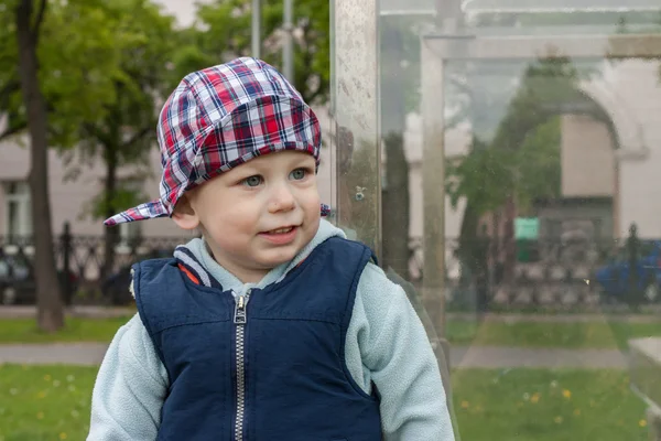 Joyful glad happy child — Stock Photo, Image