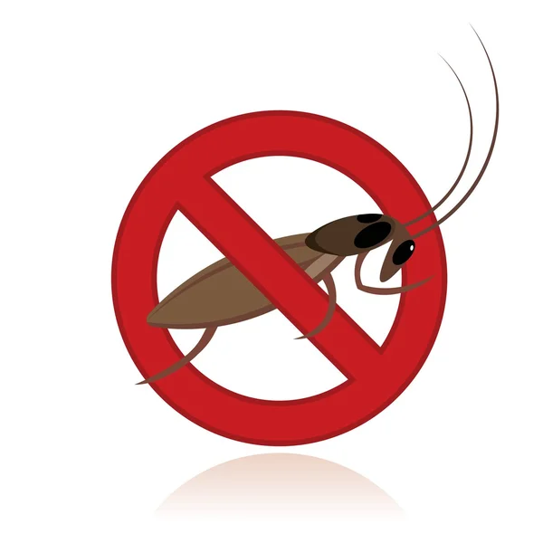 İlaçlama, böcek kovucu amblemi — Stok Vektör