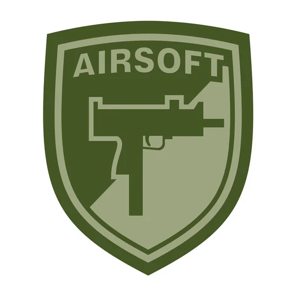 Airsoft Badge Icon Vector Illustration — Stock vektor