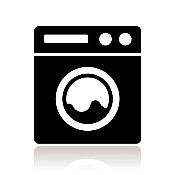 Ícone Máquina Lavar Roupa Ilustração Vetorial — Vetor de Stock
