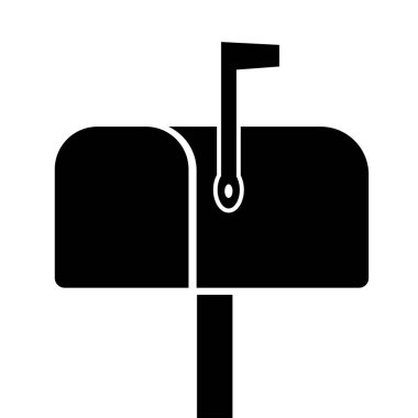 closed mail box, vector illustration