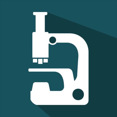 microscope icon isolated, medical concept