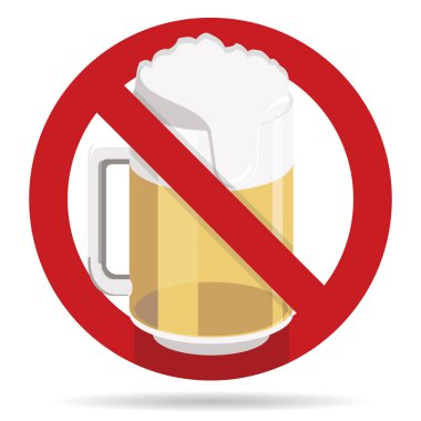 no beer sign or symbol, no alcohol symbol