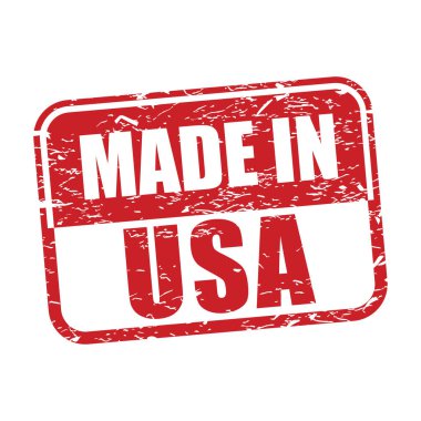 made in usa, grunge rubber stamp
