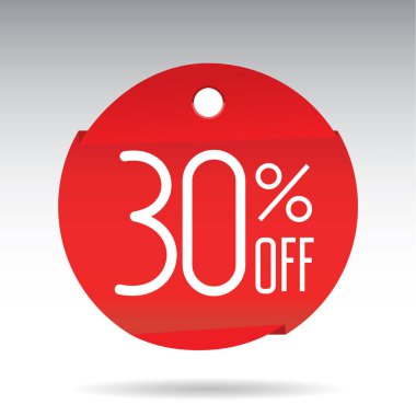 Çıkartma% 30 indirimli, indirim% 30.