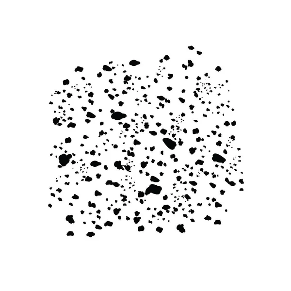 Abstrakter Hintergrund Mit Schwarzen Und Weißen Punkten Vektorillustration — Stockvektor