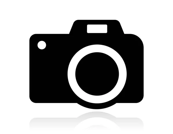 Icono Cámara Fotográfica Digital Ilustración Vectorial — Vector de stock