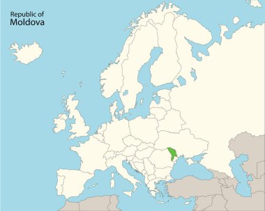 Komşu ülkelerle moldova haritası