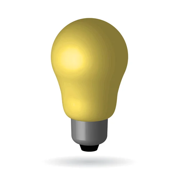 Glühbirnensymbol Ideenkonzept — Stockvektor