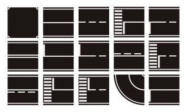 Yol parçaları kiti, çizgi film
