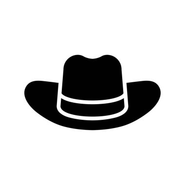 Kovboy şapkası, vektör çizimi