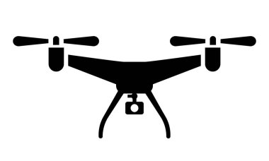 Drone flaması, vektör illüstrasyonu