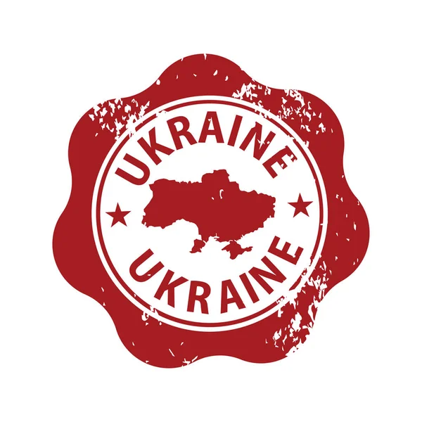 Grunge Rubber Stamp Europe Ukraine Vector Ilustración — Vector de stock