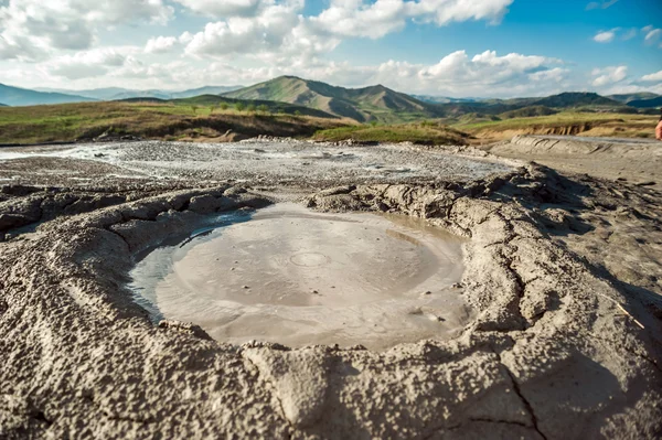 Луна, как вулканическая полоса — стоковое фото