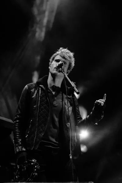 Dublin-Mar 16th-Kodaline perform live at the O2 on March 16th 2014 in Dublin,Ireland — Stock Photo, Image
