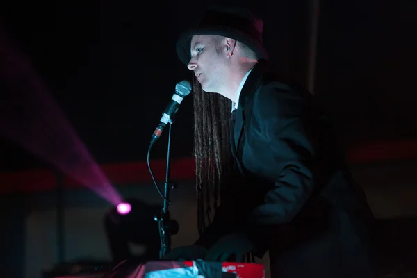 Louth,Ireland,May 4th 2014,Duke Special performs live at Vantastival,Bellurgan Park,County Louth on May 4th 2014 in Louth,Ireland — Stock Photo, Image