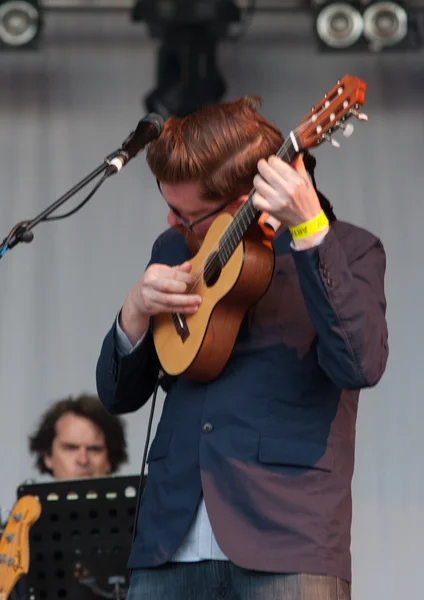 Westport,County Mayo,Ireland,28th June 2014,David Gray performs at the Westport Festival,Westport,County Mayo on 28th June 2014 — Stock Photo, Image