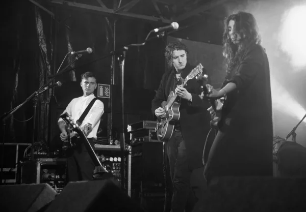 Westport,County Mayo,Ireland,28th June 2014,Little Green cars perform live at the Westport Festival,Westport,County Mayo on 28th June — Stock Photo, Image