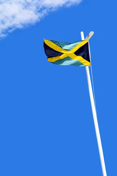 De vlag van jamaica — Stockfoto