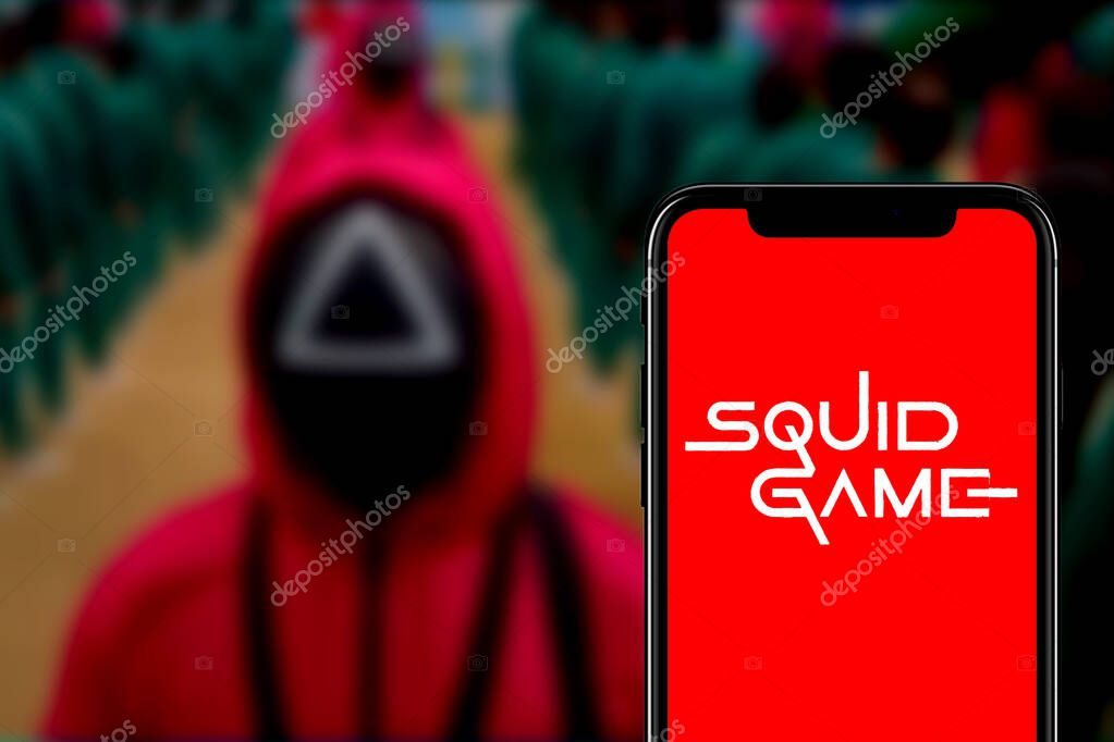 Smartphone with the logo of 