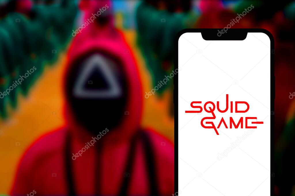 Smartphone with the logo of 