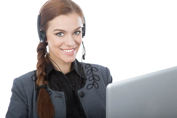 Business online customer service reprezentative — Stock Photo, Image