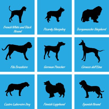 Dogs Icons clipart