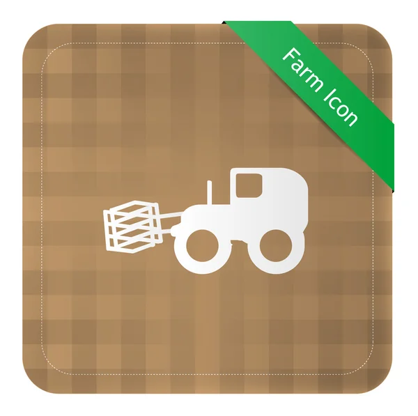 Tractor icon — Stock Vector