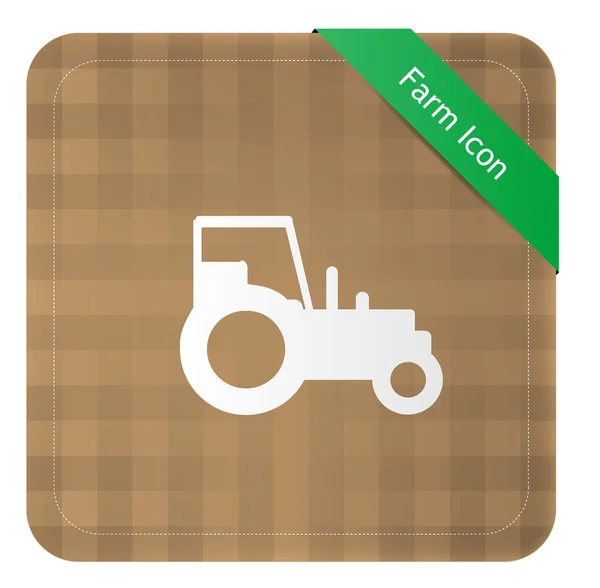 Tractor icon — Stock Vector