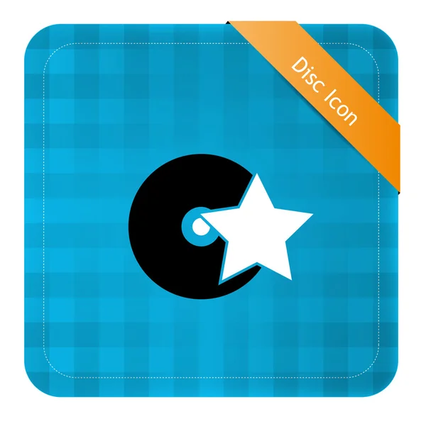 Disco musical (Icono de disco)  ) — Vector de stock