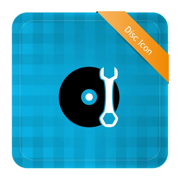 Disco musical (Icono de disco)  ) — Vector de stock