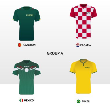 Futbol Formalar grubu bir