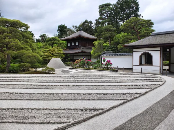 Silver pavillion i kyoto — Stockfoto