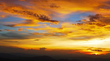 günbatımı gökyüzü arka planlar, peyzaj