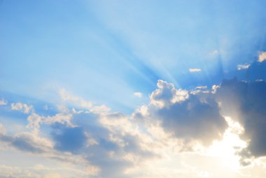 Mavi gökyüzü dokular arka plan