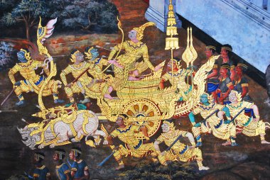 Tayland Tapınağı'nda Tay Antik Sanat