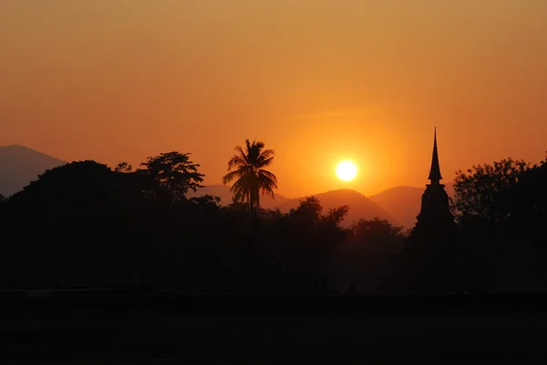 The sunset in thailand. — Stock Photo, Image