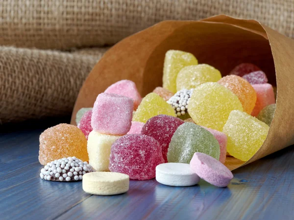 kağıt torba şeker şeker ile dolu
