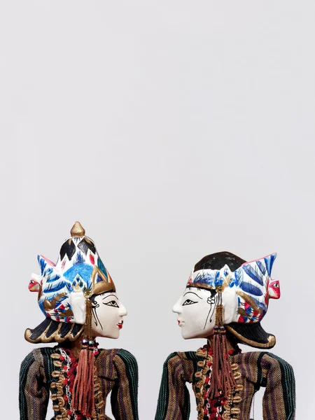 Wayang Golek, традиционные индонезийские куклы Стоковое Фото