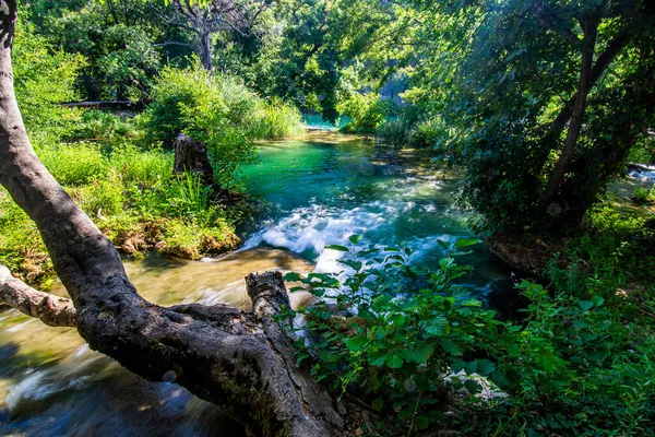 Водопады Национального Парка Крка Юге Хорватии — стоковое фото