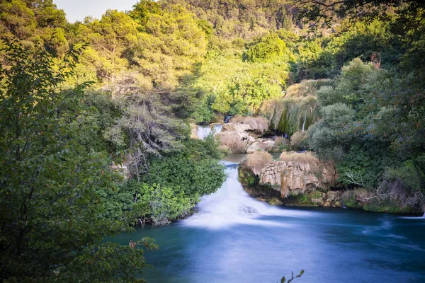 Водопады Национального Парка Крка Юге Хорватии — стоковое фото
