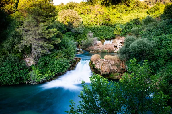 Watervallen Nationaal Park Krka Het Zuiden Van Kroatië — Stockfoto