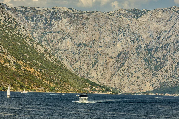 Krásná Krajina Zátoky Kotor Boka Kotorska Blízkosti Města Kotor Černá — Stock fotografie