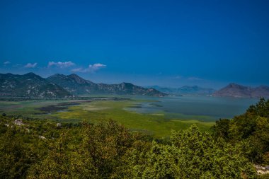 Karadağ 'ın Güzel Skadar Gölü, Balkanlar' ın en büyük gölü.