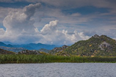 Karadağ 'ın Güzel Skadar Gölü, Balkanlar' ın en büyük gölü.