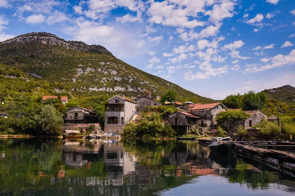 Lago Skadar Beautyfull Montenegro Maior Lago Dos Balcãs — Fotografia de Stock