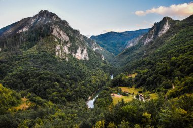 Durmitor dağları Karadağ ve Balkanlar 'daki Durmitor ulusal parkında.