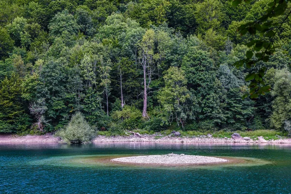 Biogradsko Lake Glacial Lake Intermountain Valley Bjelasica Kolasin Biogradska Gora — стокове фото