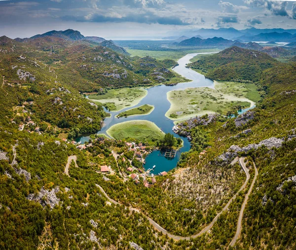 Karuc Village Lake Skadar Montenegro Largest Lake Balkan Peninsula — Fotografia de Stock