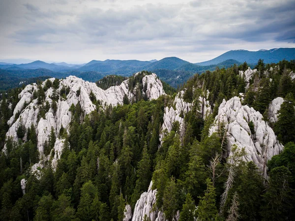 Přírodní Oblast Bijele Samarske Stjene Chorvatsku Balkán — Stock fotografie